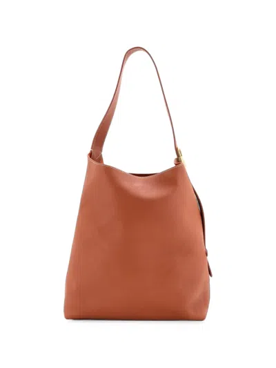 Pre-owned Louis Vuitton Low Key Calfskin Mm Hobo Bag In Brown