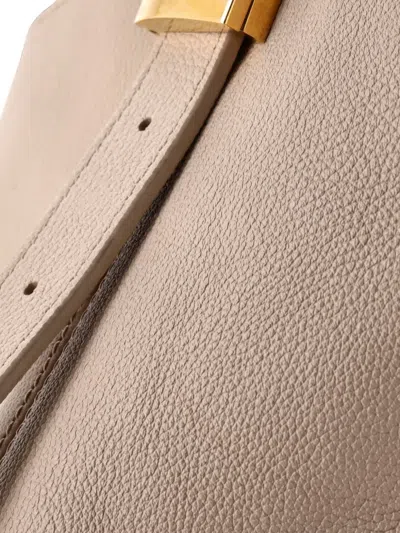 Pre-owned Louis Vuitton Low Key Calfskin Mm Hobo Bag In Neutrals