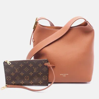 Pre-owned Louis Vuitton Low Key Hobo Pm Shoulder Bag M25354 Leather Brown Used Women Lv