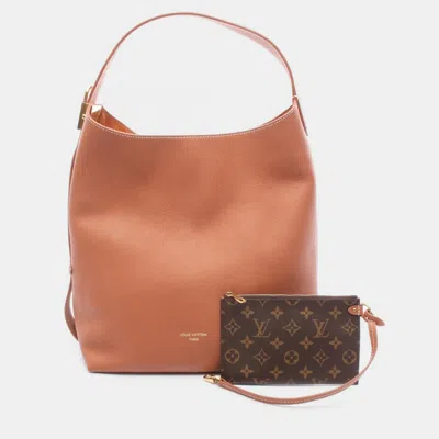 Pre-owned Louis Vuitton Low Key Mm Cognac Brown Leather Hobo