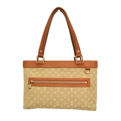 Pre-owned Louis Vuitton Lucille Beige Canvas Tote Bag () In Sand
