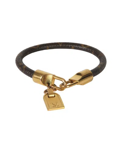 Pre-owned Louis Vuitton Luck Canvas Bracelet (authentic Pre-loved)