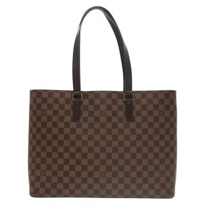 Pre-owned Louis Vuitton Luco Brown Canvas Tote Bag ()