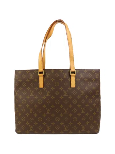 Pre-owned Louis Vuitton Luco Tote Bag In Brown