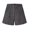 Louis Vuitton Lurex Stripes Shorts In Blue