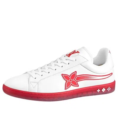 Pre-owned Louis Vuitton Luxembourg Samothrace Trainers 'white Red'