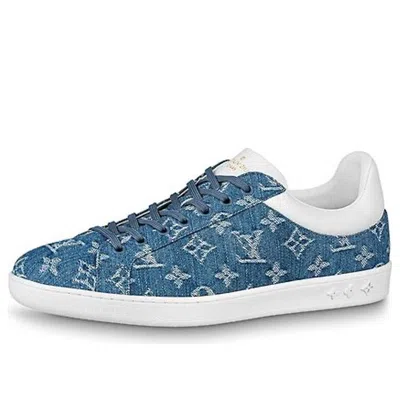 Pre-owned Louis Vuitton Luxembourg Sneakers 'denim Blue'