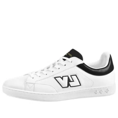 Pre-owned Louis Vuitton Luxembourg Sneakers 'white Black'