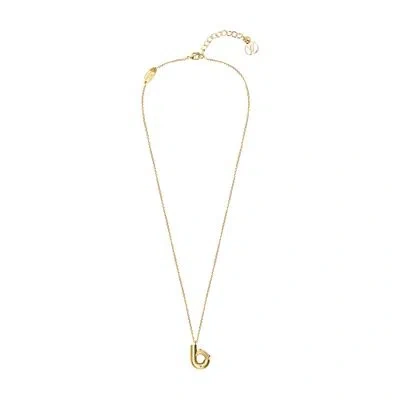 Louis Vuitton Lv & Me Necklace, Letter B In Gold