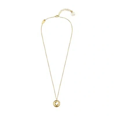 Louis Vuitton Lv & Me Necklace, Letter O In Gold