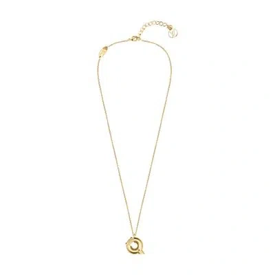 Louis Vuitton Lv & Me Q Necklace In Gold
