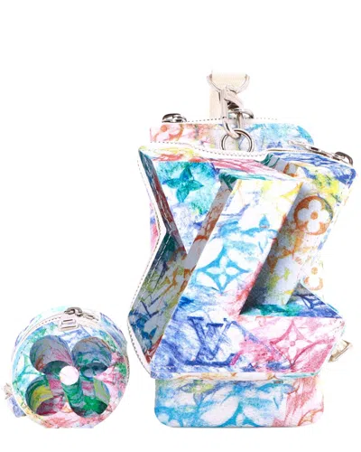 Louis Vuitton Lv Block Limited Edition Monogram Pastel Multicolor (authentic Pre-loved)