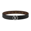 Louis Vuitton Lv Circle 35mm Reversible Belt In Black