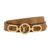 Louis Vuitton Lv Circle Prime 20mm Reversible Belt In Brown