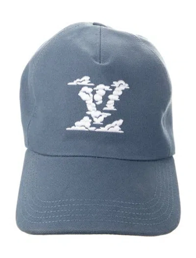 Pre-owned Louis Vuitton Lv Clouds Cap In Blue