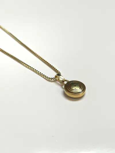 Pre-owned Louis Vuitton Lv Clover Charm Pendant On Chain/necklace In Brown