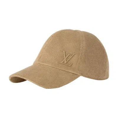 Louis Vuitton Lv Corduroy Cap In Sand