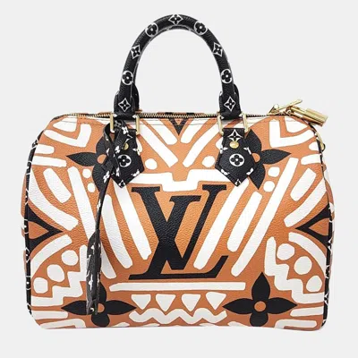 Pre-owned Louis Vuitton Lv Crafty Bandolier Speedy 25 M56588 Handbag In Multicolor