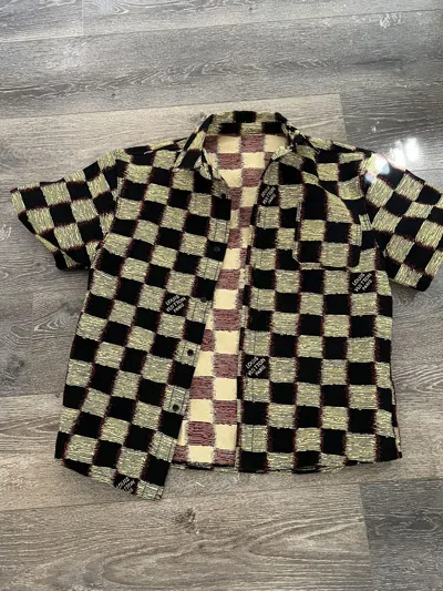 Pre-owned Louis Vuitton Lv Dahmer Shirt Virgil In Yellow