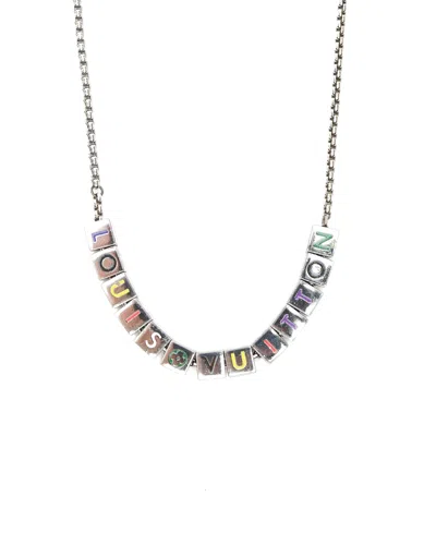 Pre-owned Louis Vuitton Lv Dice Charm Necklace In Multi