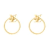 Louis Vuitton Lv Eclipse Earrings In Gold