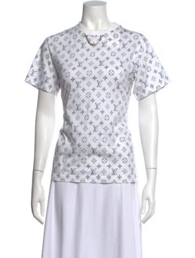 Pre-owned Louis Vuitton Lv Escale Graphic Print T-shirt In Multi