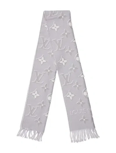 Pre-owned Louis Vuitton Lv Essential Shine Wool Scarf
