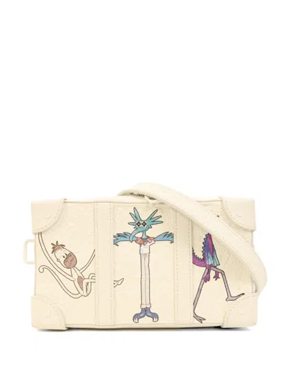 Pre-owned Louis Vuitton Lv Friends Soft Trunk Shoulder Bag In White