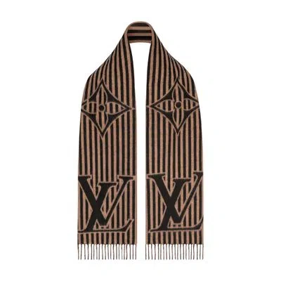 Louis Vuitton Lv Graphical Scarf In Marron