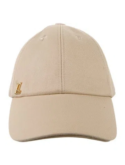 Pre-owned Louis Vuitton Lv Iconic Cap In Neutrals
