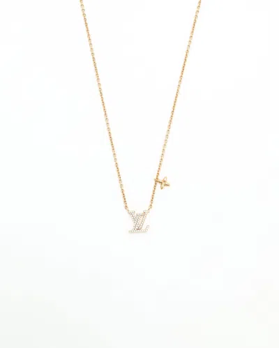 Pre-owned Louis Vuitton Lv Iconic Necklace In Gold