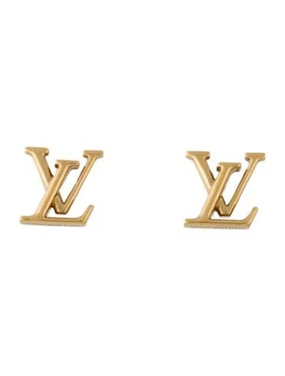 Pre-owned Louis Vuitton Lv Iconic Stud Earrings In Multi