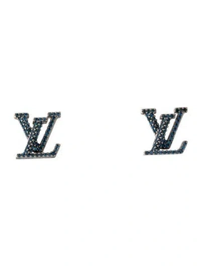 Pre-owned Louis Vuitton Lv Iconic Stud Earrings In Multicolor