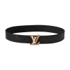 Louis Vuitton Lv Imprint 40mm Reversible Belt In Black