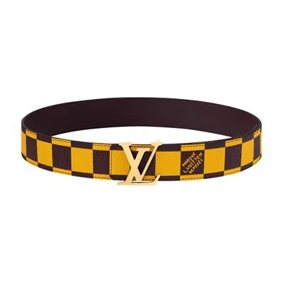 Louis Vuitton Lv Initiales 40mm Reversible Belt In Yellow
