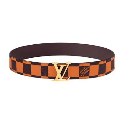 Louis Vuitton Lv Initiales 40mm Reversible Belt In Orange