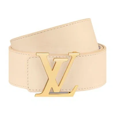 Louis Vuitton Lv Initiales 40mm Reversible Belt In Beige