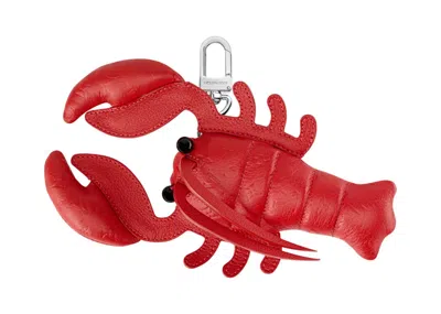 Pre-owned Louis Vuitton Lv Lobster Bag Jewelry In Red