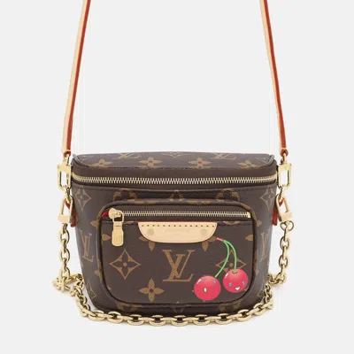 Pre-owned Louis Vuitton Lv Mini Red Monogram Bumbag