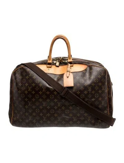 Pre-owned Louis Vuitton Lv Monogram Alizé Vintage In Brown