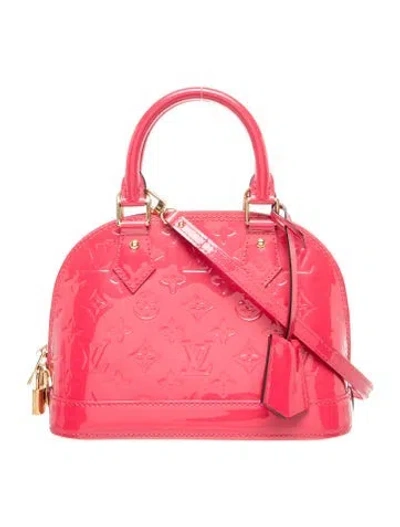 Pre-owned Louis Vuitton Lv Monogram Alma Bb In Pink
