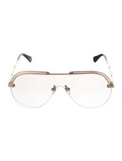 Pre-owned Louis Vuitton Lv Monogram Aviator Sunglasses In Pink