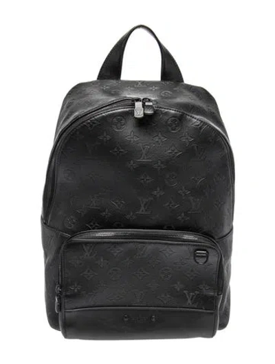 Pre-owned Louis Vuitton Lv Monogram Backpack In Black