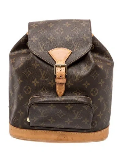 Pre-owned Louis Vuitton Lv Monogram Backpack In Brown