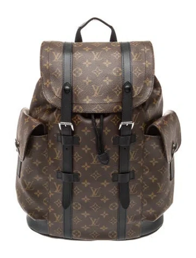 Pre-owned Louis Vuitton Lv Monogram Backpack In Brown
