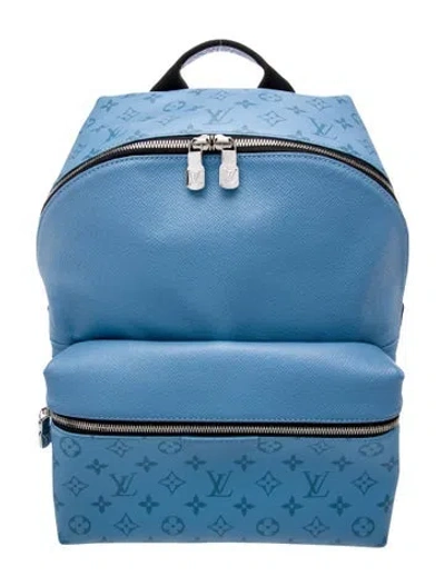 Pre-owned Louis Vuitton Lv Monogram Backpack W/ Tags In Blue