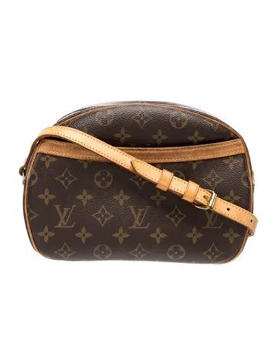 Pre-owned Louis Vuitton Lv Monogram Blois In Brown