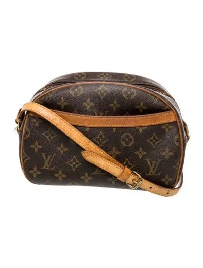 Pre-owned Louis Vuitton Lv Monogram Blois In Brown