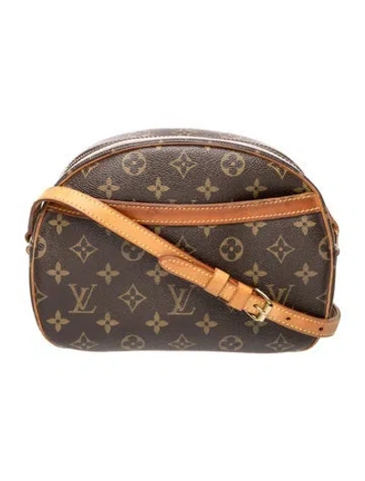 Pre-owned Louis Vuitton Lv Monogram Blois In Brown