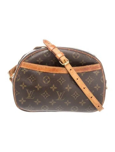 Pre-owned Louis Vuitton Lv Monogram Blois In Brown